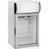 Шкаф холодильный для напитков (минибар),  84л, 1 дверь стекло, 2 полки, ножки, +2/+10С, дин.охл., белый, R600a, LED, канапе