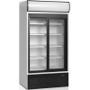 Шкаф холодильный для напитков, 771л, 2 двери-купе стекло, 5 полок, ножки+колеса, +2/+10С, дин.охл., белый, R290a, LED, канапе