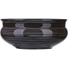 Тарелка глубокая Маренго 800мл D 16см керамика черный/серый
