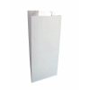 Пакет бумажный фольгированный 310х145х90мм плоское дно белый